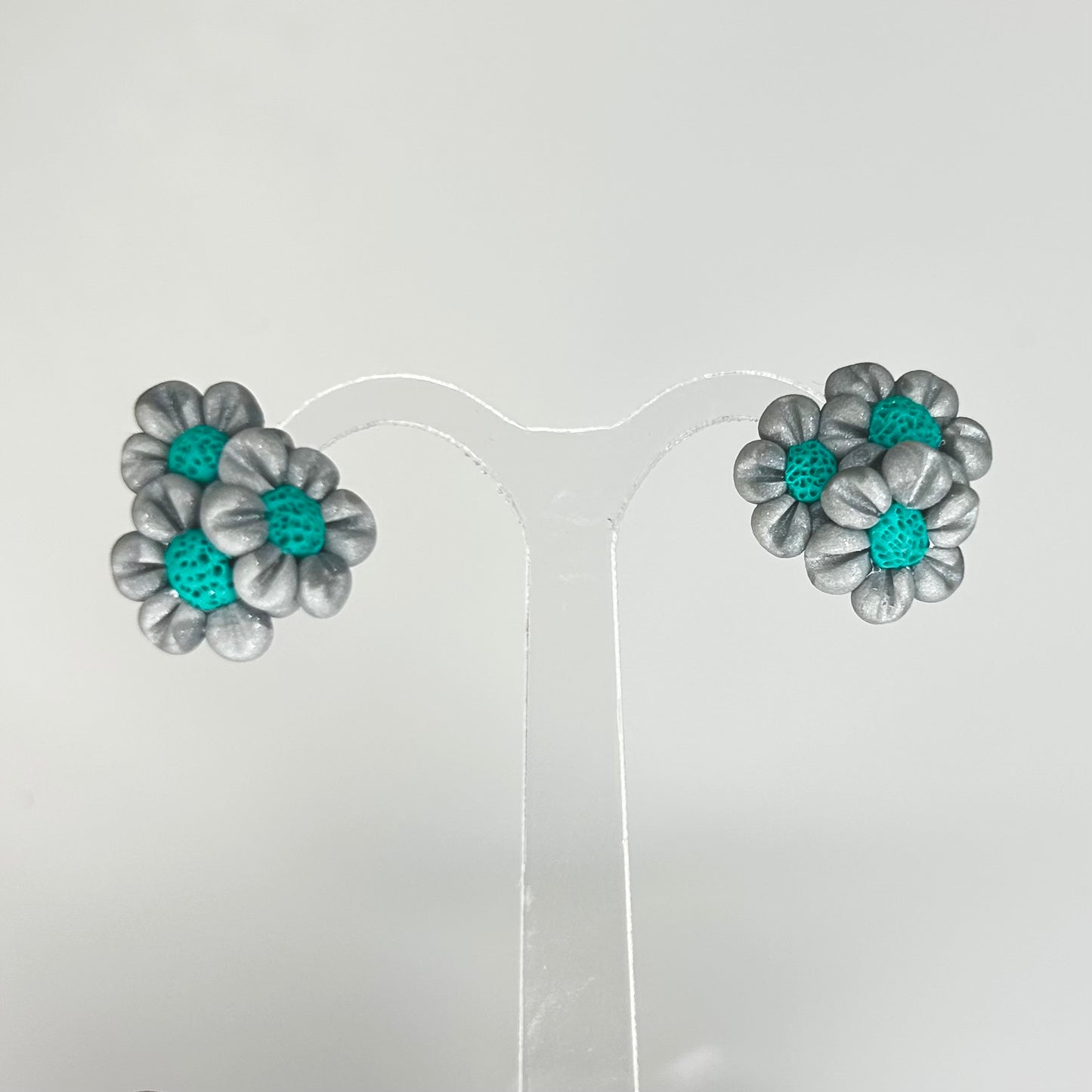 Ramillete - Plata y verde